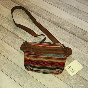 NWT A.N.A. Harbor Belt Bag Aztec print